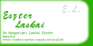 eszter laskai business card